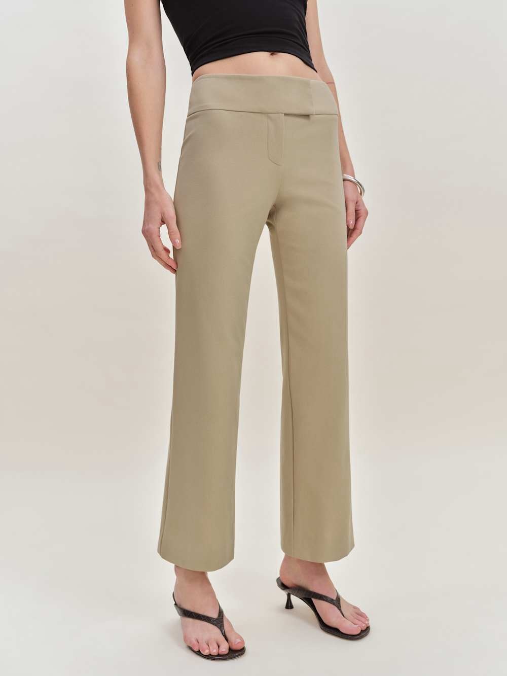 Reformation Palmer Cropped Knit Pant NWT